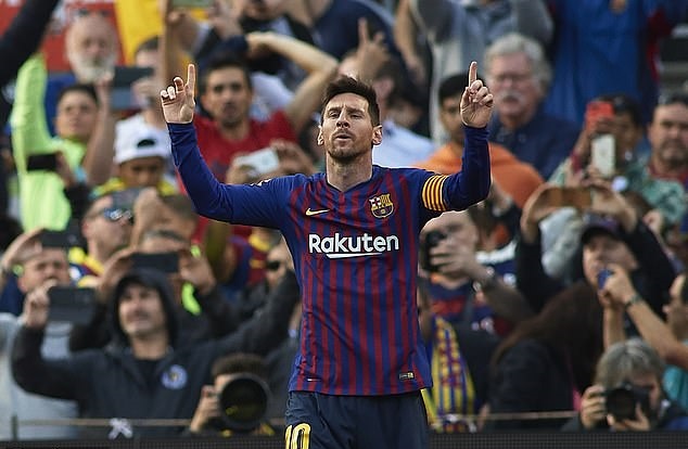 Phong độ ghi bàn của Messi chưa có dấu hiệu dừng lại. Ảnh: DM
