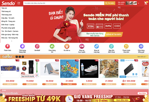 Sàn thương mại điện tử miễn phí thanh toán cho các nhà bán hàng từ đầu tháng 4.