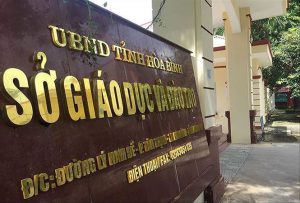 Sở GD&ĐT tỉnh Hòa Bình Ảnh: TP