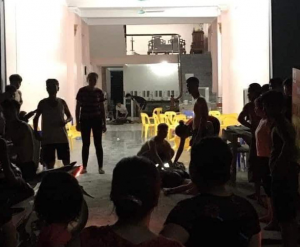 Hiện trường nơi xảy ra sự việc - Ảnh: MINH STING