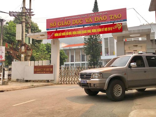 Trụ sở Sở GD-ĐT tỉnh Sơn La, nơi có nhiều cán bộ bị khởi tố liên quan đến vụ gian lận điểm thi THPT quốc gia năm 2018 - Ảnh: Nguyễn Hưởng