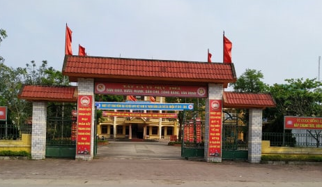 UBND xã Thạch Bằng - nơi xảy ra rất nhiều sai phạm