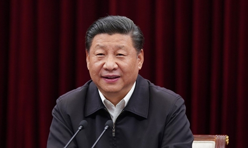 Chủ tịch Trung Quốc Tập Cận Bình trong chuyến thăm tỉnh Giang Tây tuần trước. Ảnh: Xinhua.