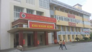 Bệnh viện Đa khoa Hà Tĩnh, nơi sản phụ chết sau ca mổ.