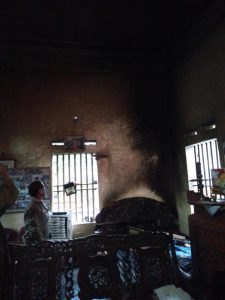 Hiện trường gây án tại thôn Thanh Nộn, xã Thanh Sơn, huyện Kim Bảng, Hà Nam. Ảnh: ‎Thích HàNam