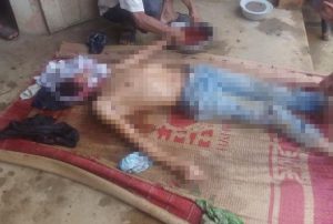 Hiện trường vụ án mạng.