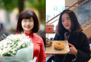 Chị Trần Thị Quỳnh (trái) và người bạn Đinh Hải Yến qua đời trong vụ tai nạn đêm 30/4 tại hầm Kim Liên. Ảnh: FBNV.