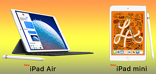 iPad Air 3 và iPad Mini 5 ra mắt tháng 3/2019.