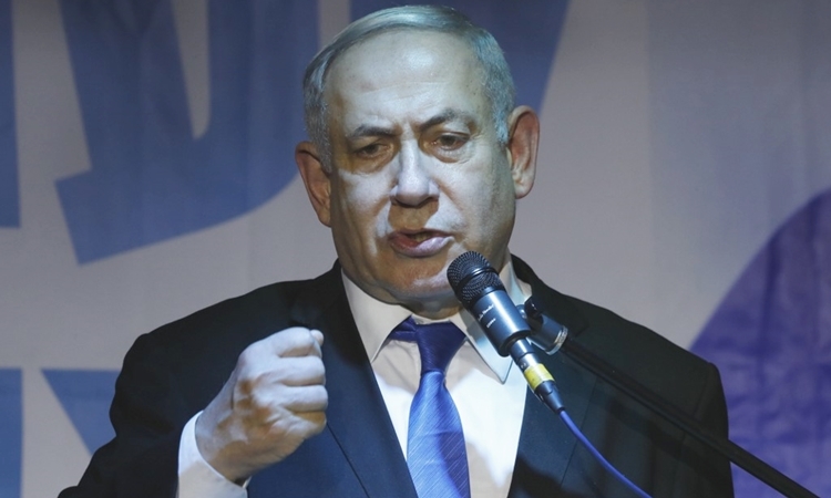 Thủ tướng Israel tại Ashkelon ngày 25/12. Ảnh: AFP.