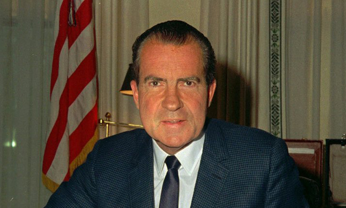 Cố tổng thống Mỹ Richard Nixon tại Nhà Trắng hồi tháng 2/1969. Ảnh: AP.