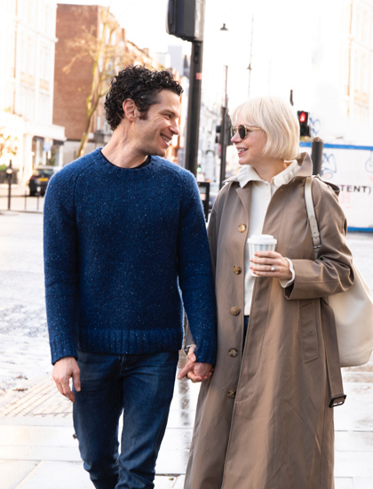 Michelle Williams và hôn phu . Ảnh: People.