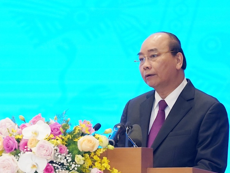 Thủ tướng phát biểu tại Hội nghị Chính phủ với địa phương, diễn ra trong hai ngày 30-31/12. Ảnh: VGP