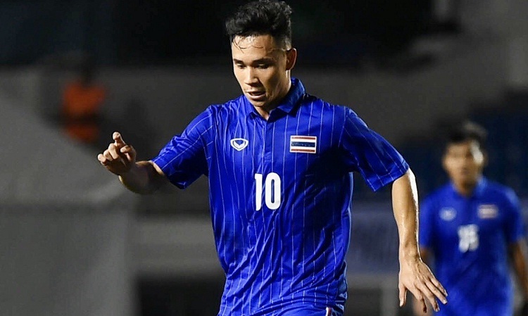Supachok là trụ cột của Thái Lan tại giải U23 châu Á 2020. Ảnh: Changsuek.