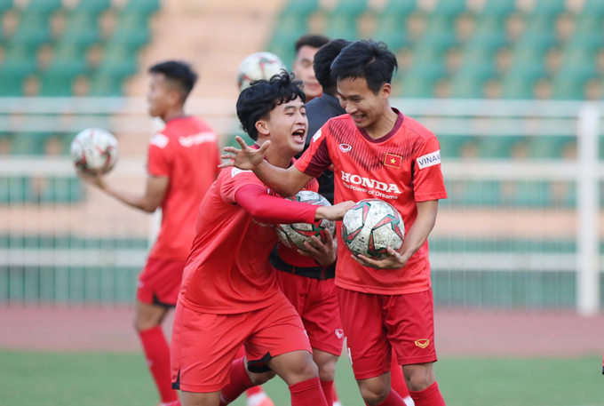 U23 Việt Nam tập buổi đầu tại TP HCM