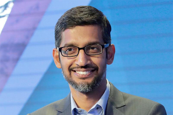 Ông Sundar Pichai, CEO của Alphabet và Google. Ảnh: CNBC.