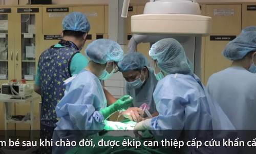 Cứu sống bé sơ sinh bị hoán vị đại động mạch