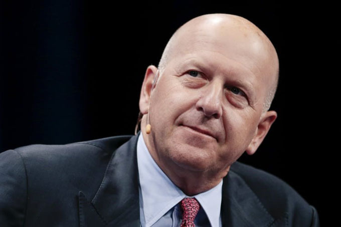 Hình ảnh David Solomon khi nắm cương vị CEO của Goldman Sachs. Ảnh: CNBC. 