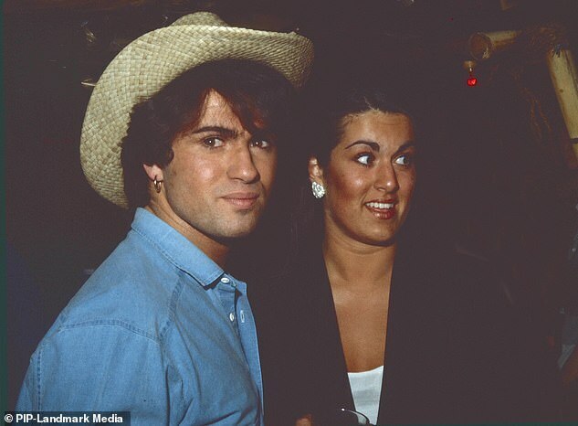 George Michael và em gái, Melanie thập niên 1980.