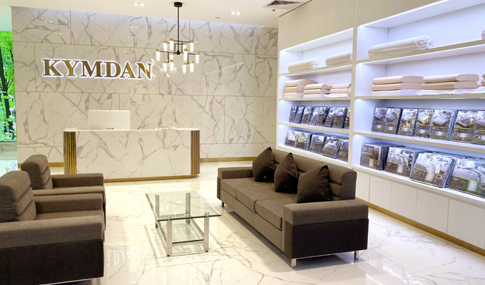 Kymdan hiện là thương hiệu nệm Việt Nam duy nhất có mặt tại Vincom Center Phạm Ngọc Thạch.