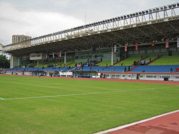 U22 Campuchi có duyên với sân Rizal Memorial.