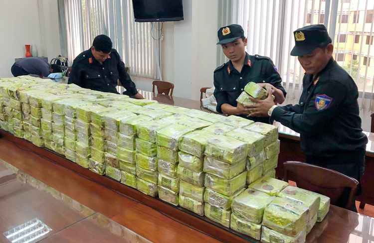 300 kg ma tuý đá của ông trùm Heshan bị thu giữ. Ảnh: Q.T.
