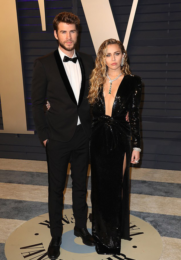 Liam và Miley tại tiệc hậu Oscar tháng 2/2019.