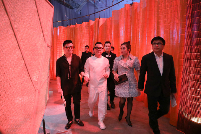 Không gian nghệ thuật trong triển lãm Công Trí
