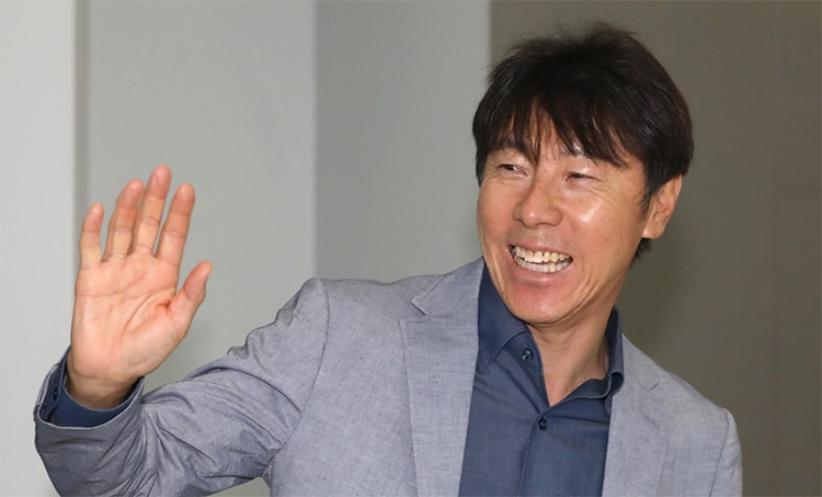 HLV Shin Tae Yong từng dẫn dắt tuyển Hàn Quốc đánh bại Đức 2-0 ở World Cup 2018. Ảnh: Yonhap