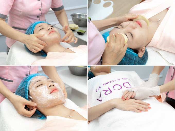 Quy trình chăm sóc da với công nghệ Adosilk Collagen mà Lương Thanh tin tưởng lựa chọn.