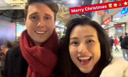 Vợ chồng Hoàng Oanh đi Đức mừng Giáng sinh