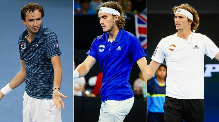 Medvedev, Tsitsipas và Zverev được kỳ vọng sẽ vươn lên thách thức bộ ba quyền lực Nadal - Djokovic - Federer từ Australia Mở rộng năm nay. 