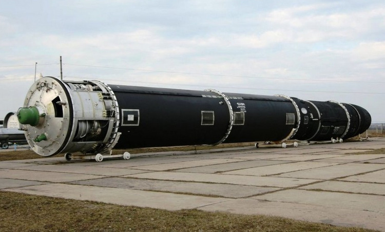 Một quả R-36 được trưng bày tại Nga. Ảnh: Wikimedia Commons.
