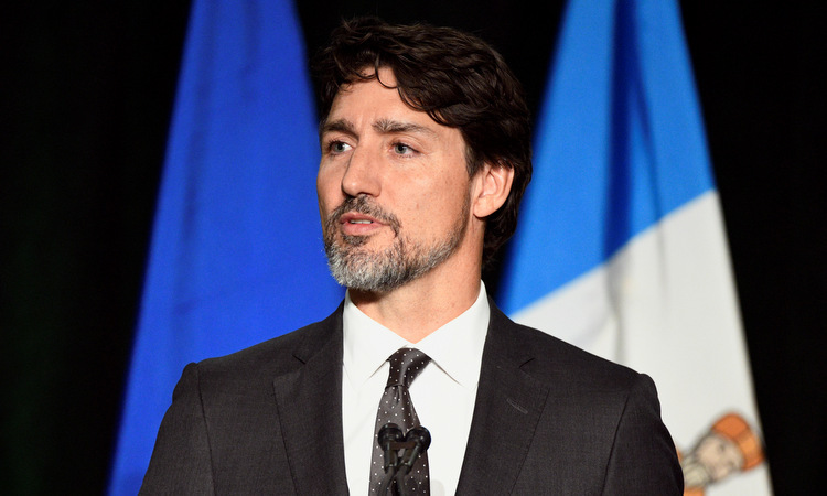 Thủ tướng Trudeau trong buổi tưởng niệm nạn nhân tại thành phố Edmonton hôm qua. Ảnh: Reuters. 