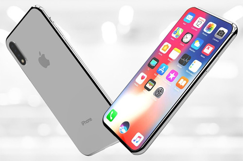 Ảnh dựng iPhone 2020 không tai thỏ của nhà thiết kế Milos Toman.