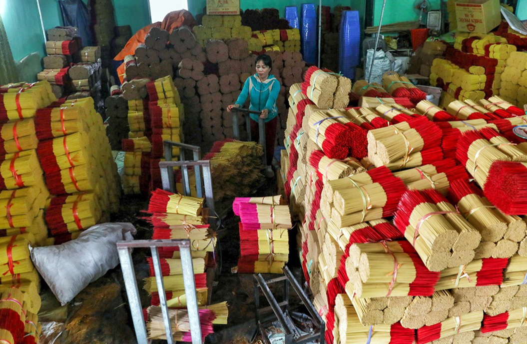 Làng nhang Sài Gòn vào vụ Tết