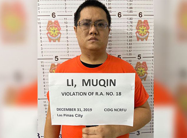 Nghi phạm bắt cóc hai phụ nữ Việt ở Philippines Li Mu Qin. Ảnh: NCRPO