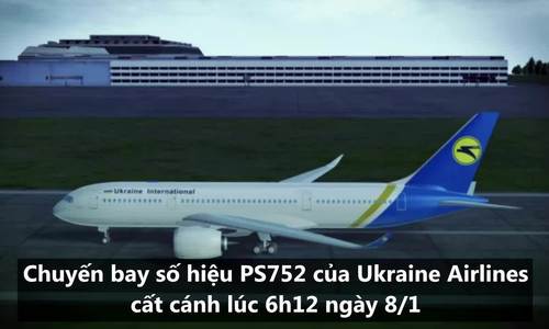 Máy bay Ukraine mất tín hiệu hành trình trước khi rơi