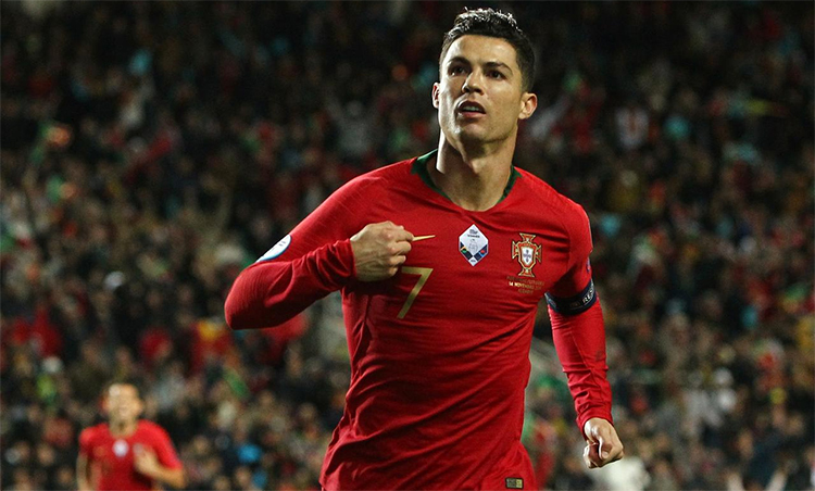 Ronaldo vẫn có hiệu suất ghi bàn rất cao trong màu áo đội tuyển.