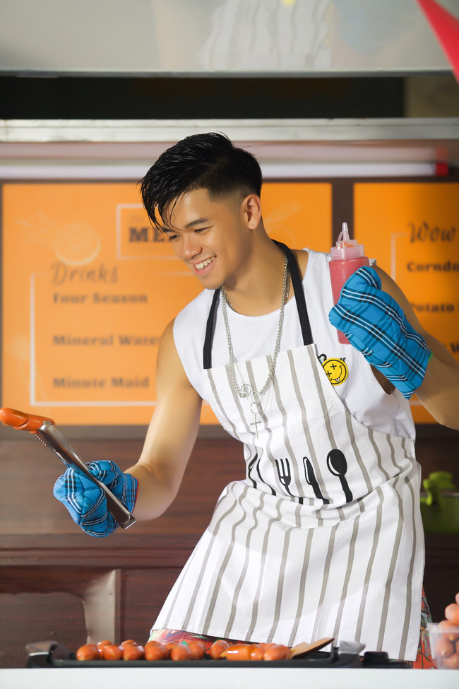 Đỏ mặt xem Trọng Hiếu khoe cơ bắp cuồn cuộn, quyết tâm làm đầu bếp để chinh phục "crush" - Ảnh 5.