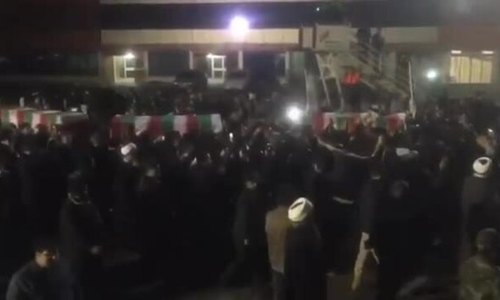 Thi thể tướng Iran về nước