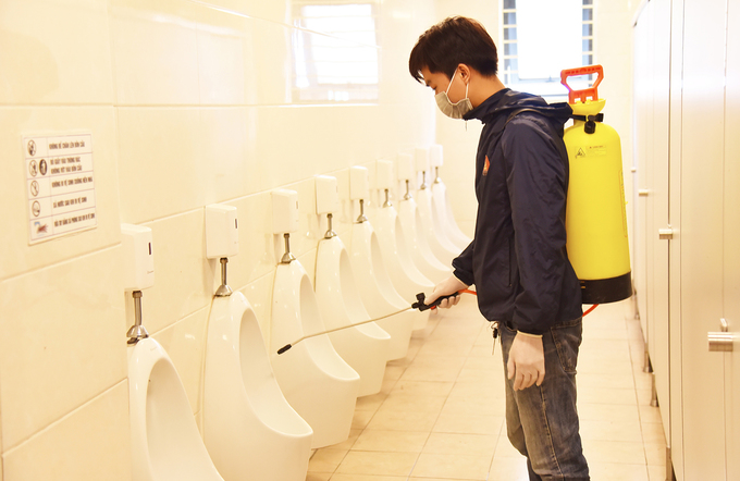 Trường học tổng vệ sinh phòng Covid-19