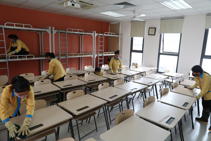 Trường học tổng vệ sinh phòng Covid-19