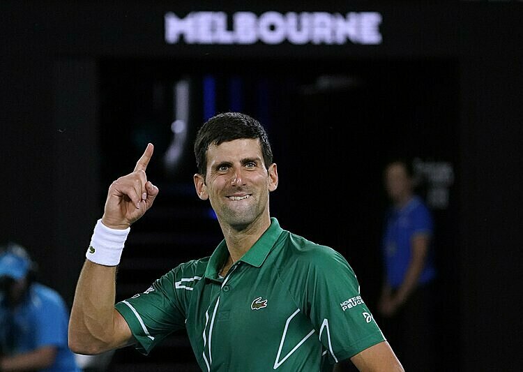Djokovic được mệnh danh là Vua của Australia Mở rộng. Ảnh: AP.