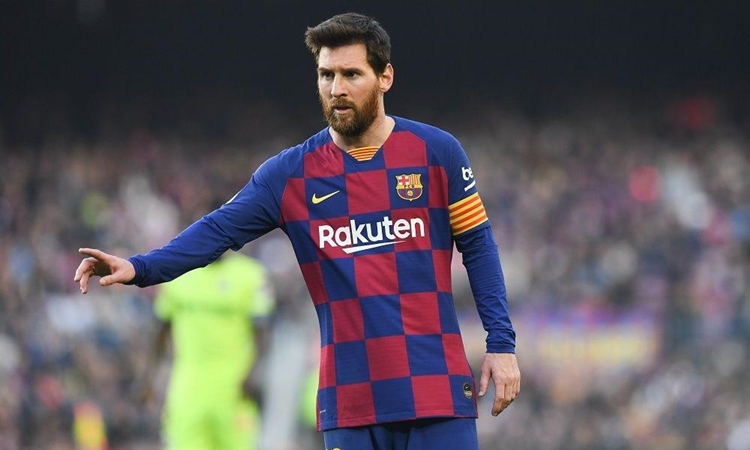 Messi chạy đà hoàn hảo cho trận El Clasico khi ghi bốn bàn cuối tuần trước. Ảnh: Reuters.