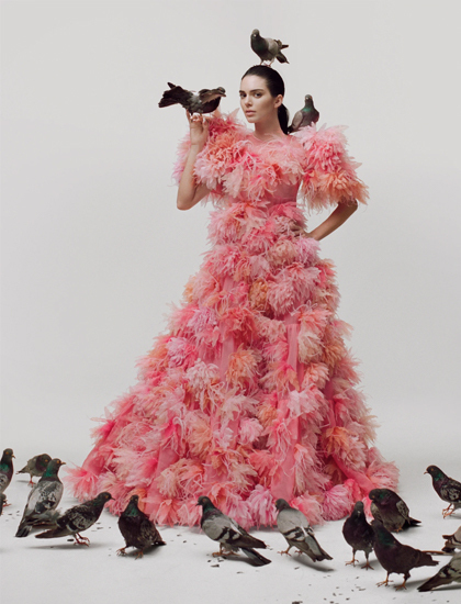 Kendall Jenner mặc váy của nhà thiết kế Marc Jacobs. Ảnh: Garage.