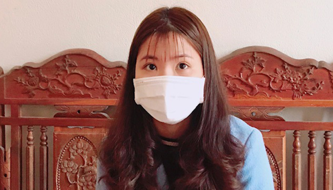 Nữ bệnh nhân nhiễm Covid-19 duy nhất ở Thanh Hoá đã khỏi bệnh. Ảnh: Lam Sơn.