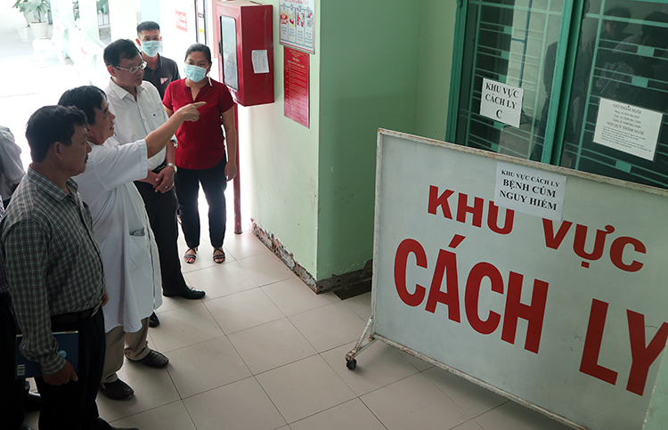 Khu vực cách ly người bệnh tại Bệnh viện Nhiệt đới tỉnh Khánh Hòa. Ảnh: An Phước.
