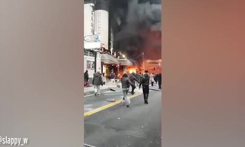 Cháy lớn tại nhà ga Pháp