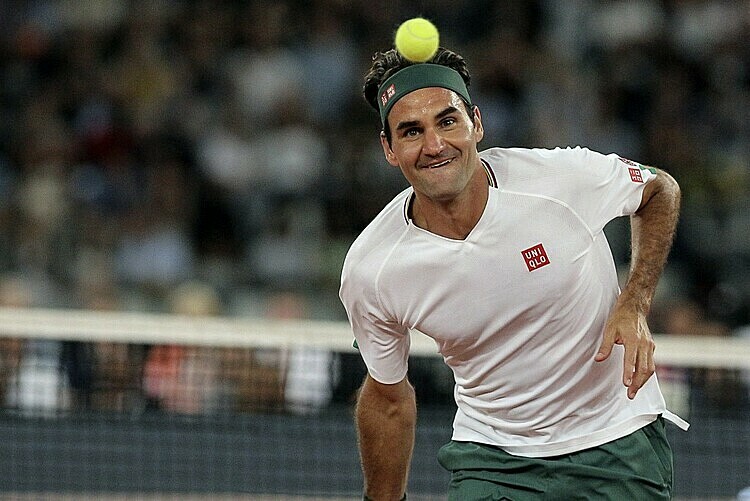Federer lần đầu du đấu ở Nam Phi. Ảnh: AP.