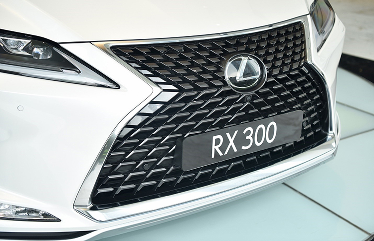 Lưới tản nhiệt thiết kế mới trên Lexus RX 300.